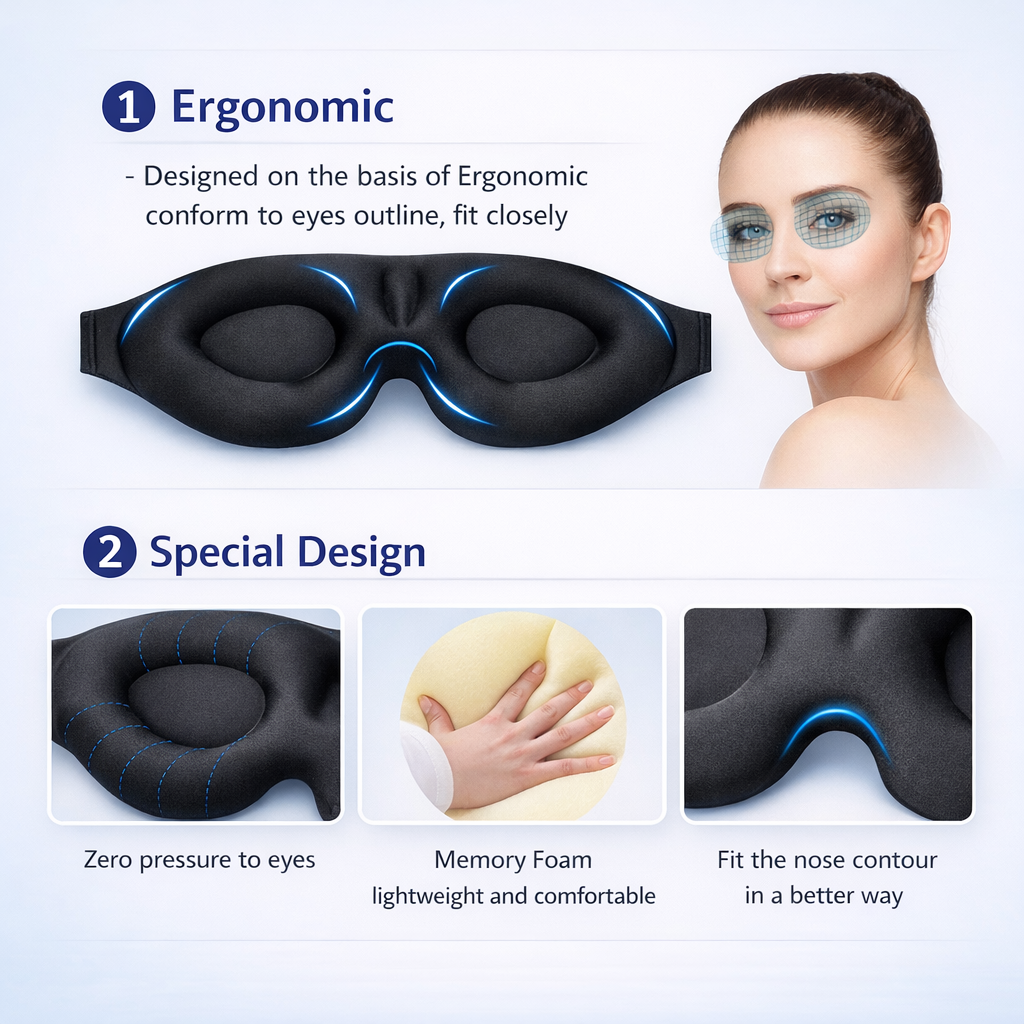 CalmoRest 3D Sleep Mask